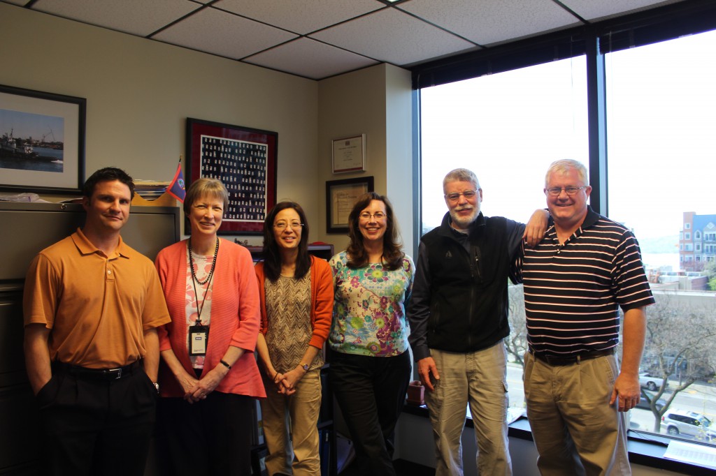 Jeff Reich (far right) with Thomas Ewbank & SBA Staff